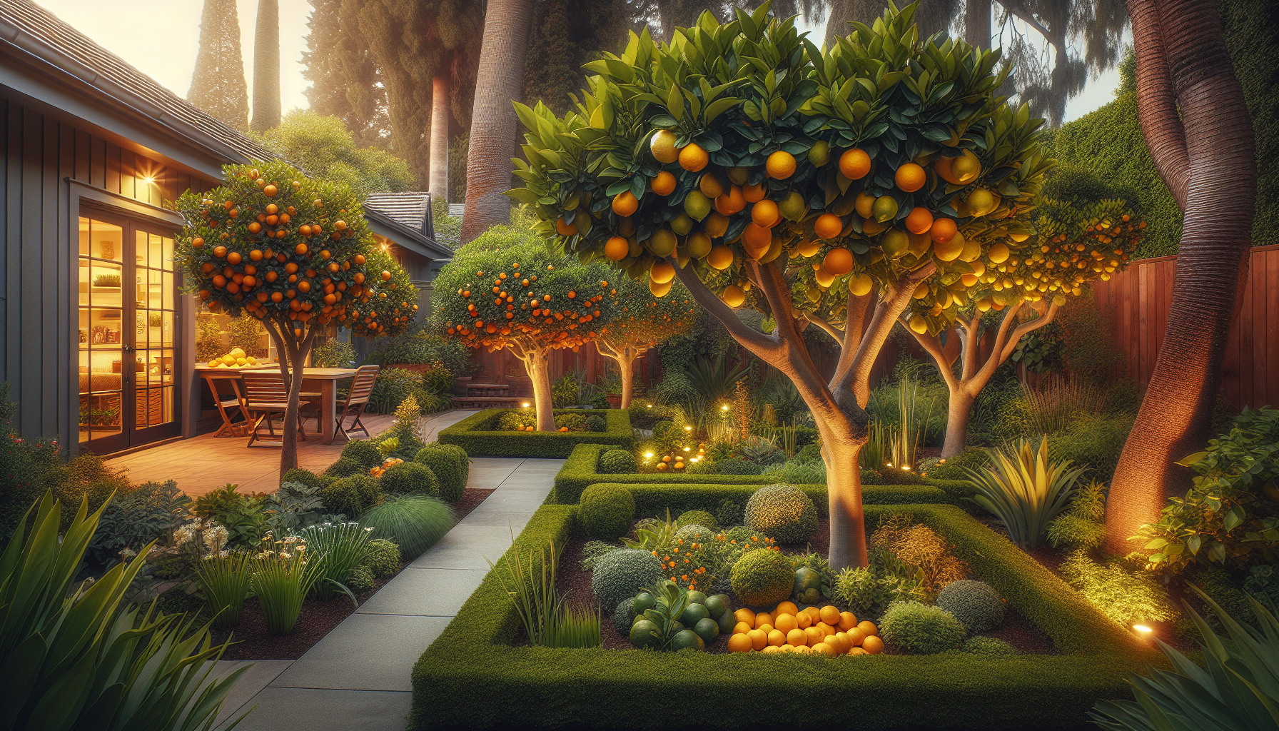 Satsuma mandarin harvest