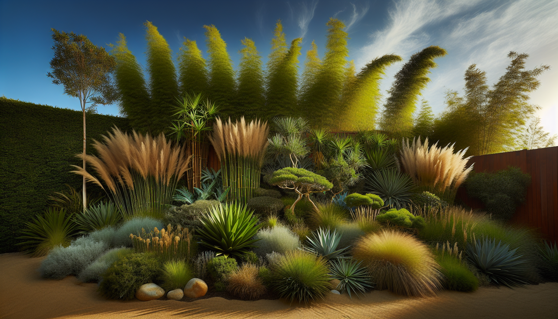 Drought-tolerant privacy screening plants