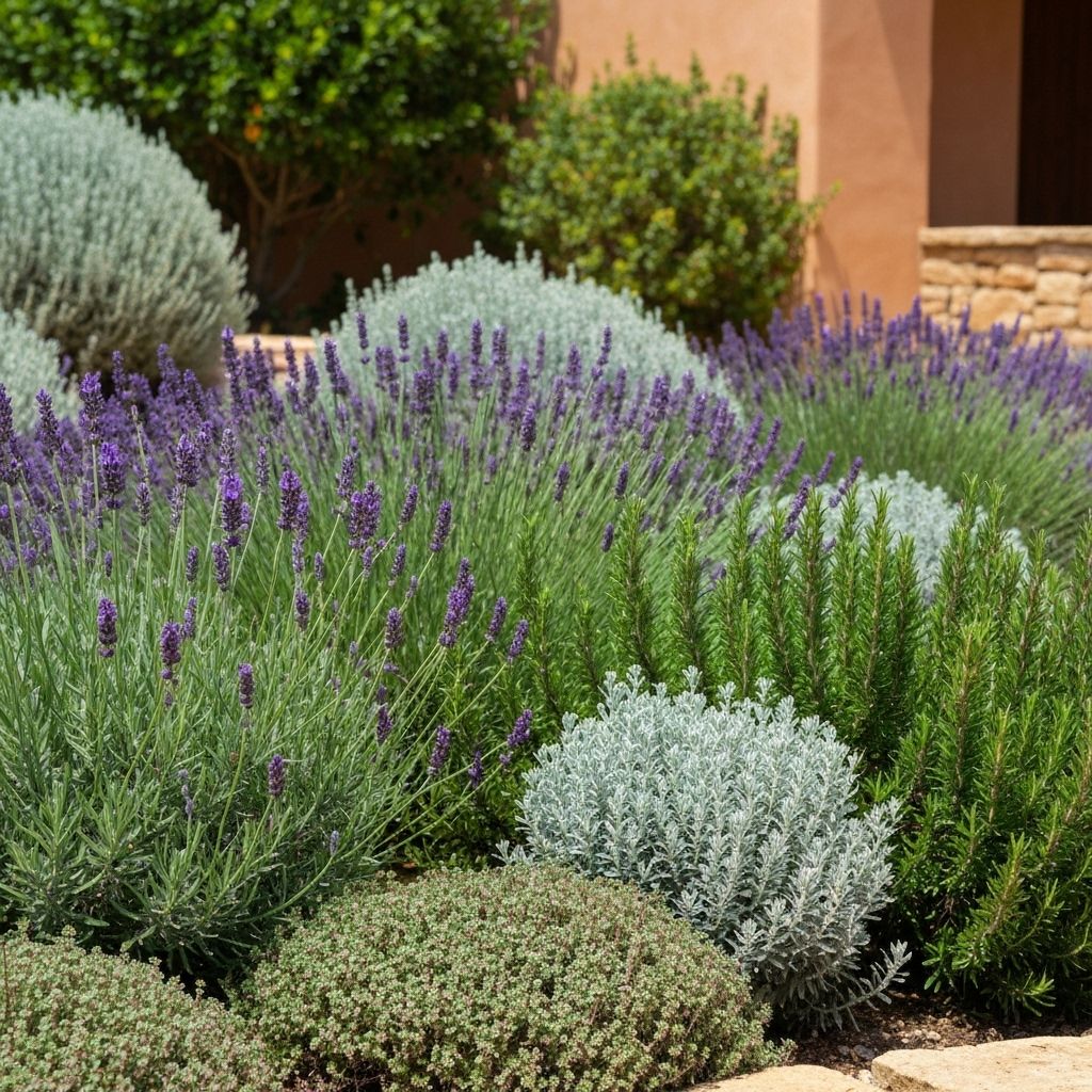 Mediterranean plant combination