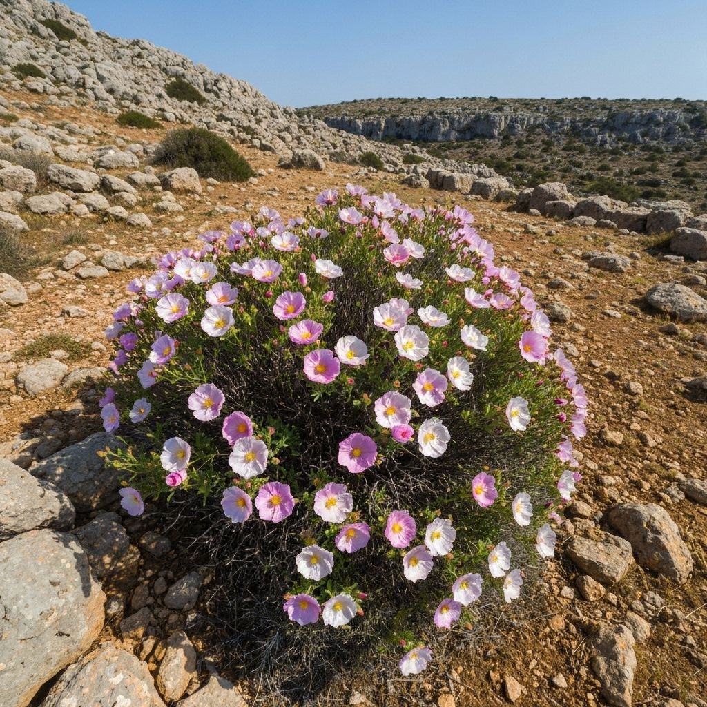 Rock rose flowers